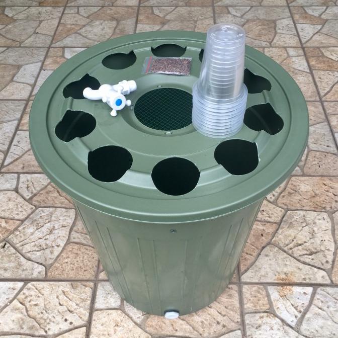 Paket BUDIKDAMBER Budidaya Ikan Lele dan Sayuran Kangkung dalam Ember