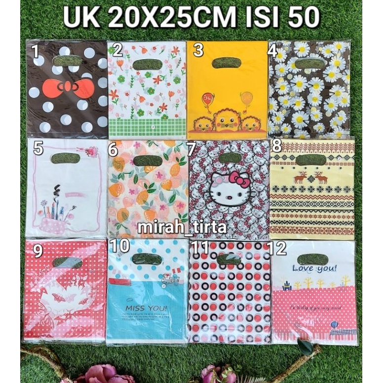 

LKJ-64 ❤TERMURAH❤ 20x25cm kantong plastik plong motif 20x25 .kantong plong pond motif. Kantong plong olshop motif HFY