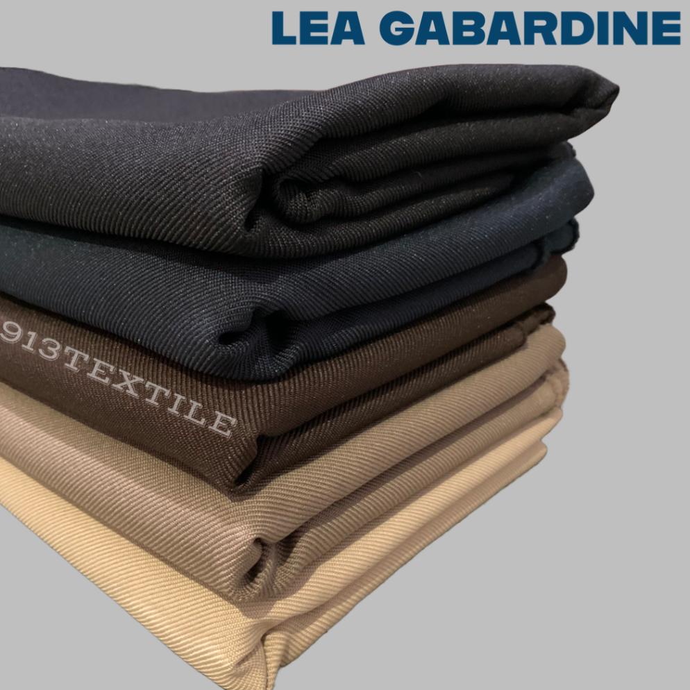 Bahan Kain Denim Lea Gabardine Permanent Press Celana Formal Gass