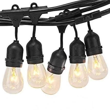 Kabel Fitting Gantung Lampu Cafe 10 Meter 10 Fitting