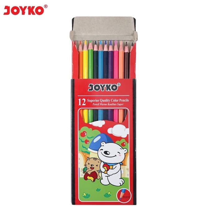 

Stok Sedikit Pensil Warna Joyko CP-12PB / Color Pencil / 12 Warna 180