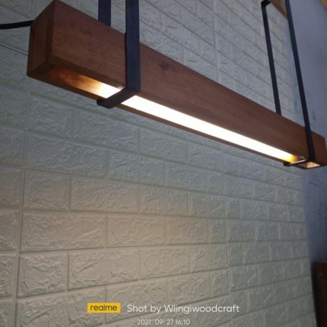 Lampu Gantung Kayu Minimalis