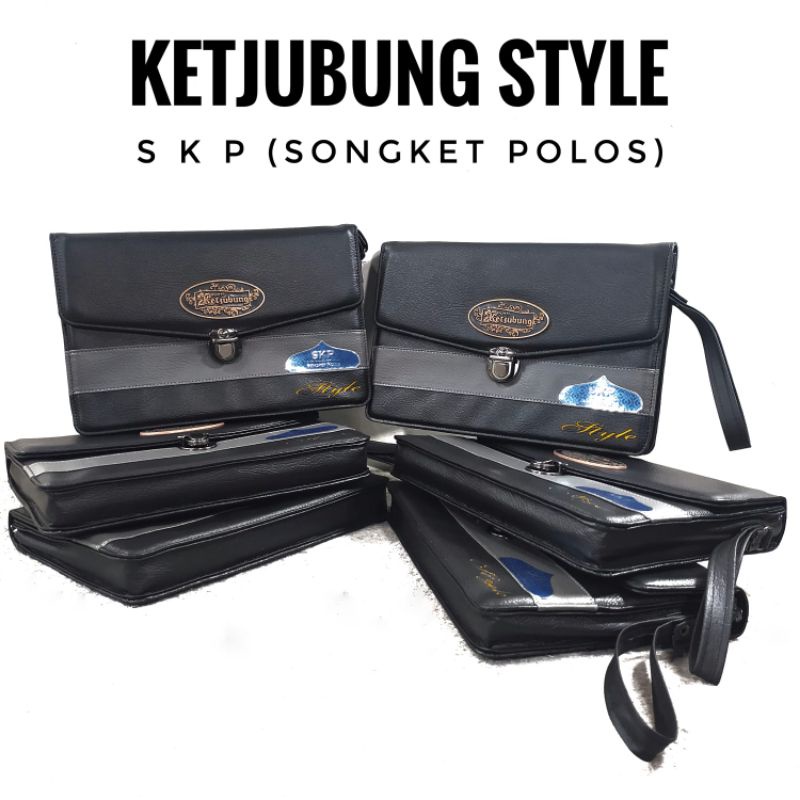 Sarung Ketjubung Style SKP Hitam Ecer Grosir SN