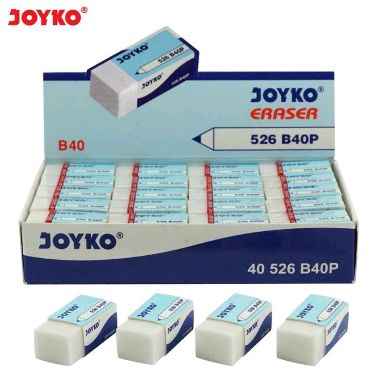 

ERG-78 Eraser Penghapus pensil JOYKO putih (isi 20 pcs) Trendy