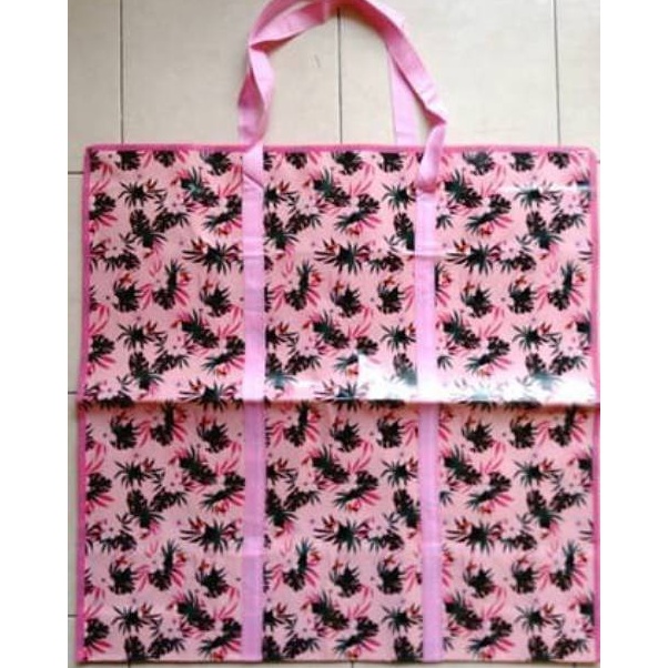 ★★ FCc Tas Belanja Karung Plastik Resleting Jumbo - Bag Baju/Barang ✤ ♣