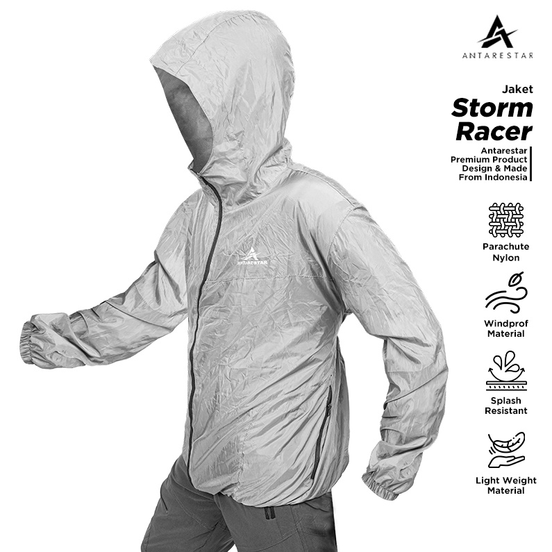 [TES] ANTARESTAR Official - Jaket Running Pria Wanita Jaket Windbreaker Pria Wanita Outdoor Jaket An