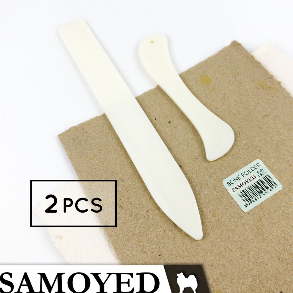 

➶Terkini Pelipat Kertas / Kulit / Bone Folder / Folding Bone / Paper / Leather Creaser Samoyed BNFL-J S64