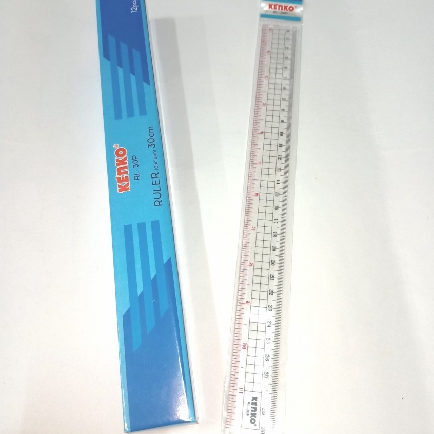 

✧Ready✾➧ Penggaris Garisan 30cm Kenko RL-30P (LUSIN) I61 ✤