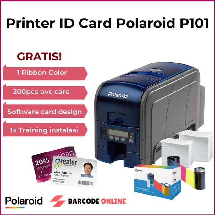 Id Card Printer Kartu Polaroid P101 - Mesin Cetak Id Card - Printer Id