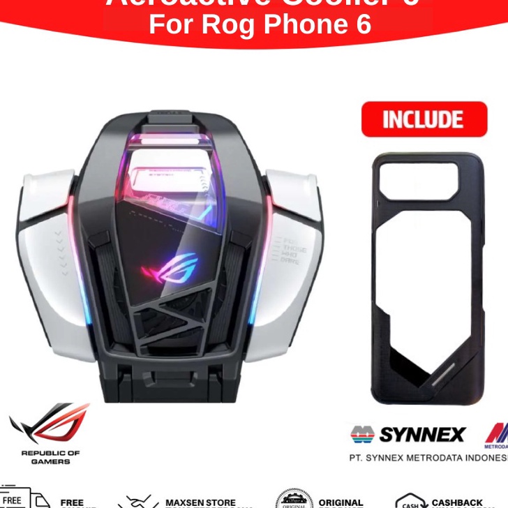 LPD239 Aeroactive Cooler Rog Phone 6 5s 5 Pro Original Resmi Asus Indonesia |