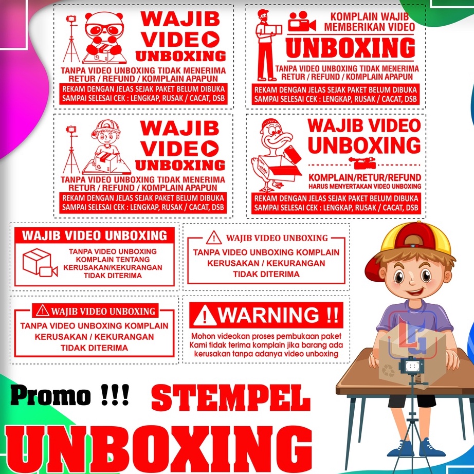 

☋Ready✥➘ Stempel Video Unboxing Paket B97 ➶