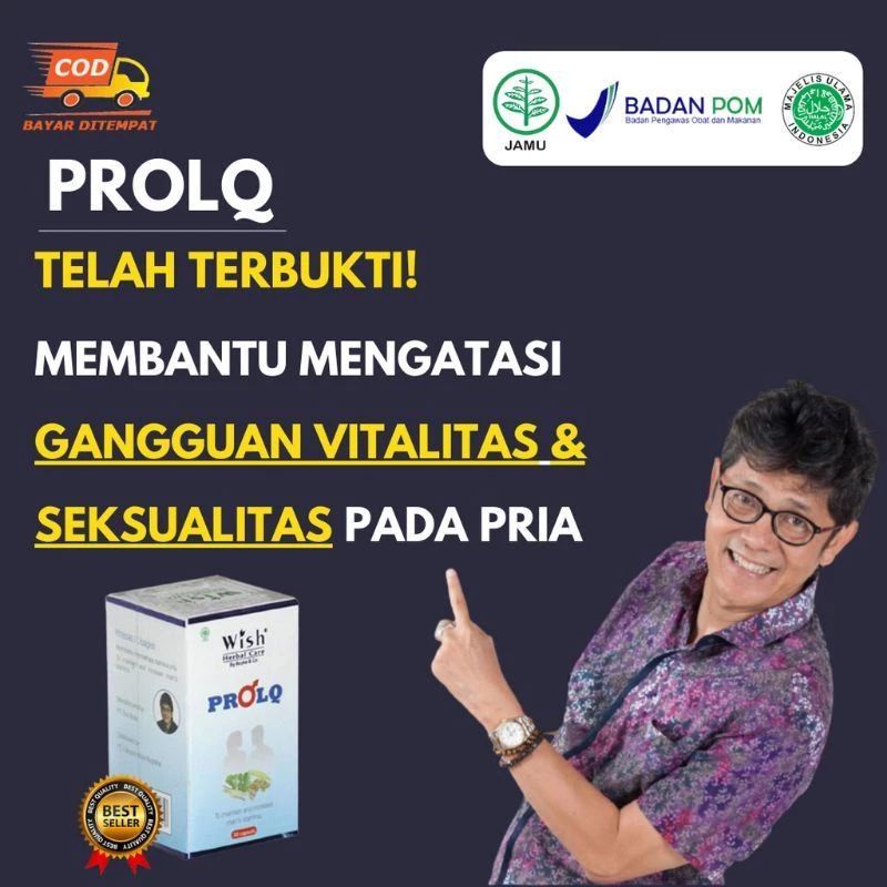 Wish PROLQ  Obat Herbal Suplement Pria Dewasa
