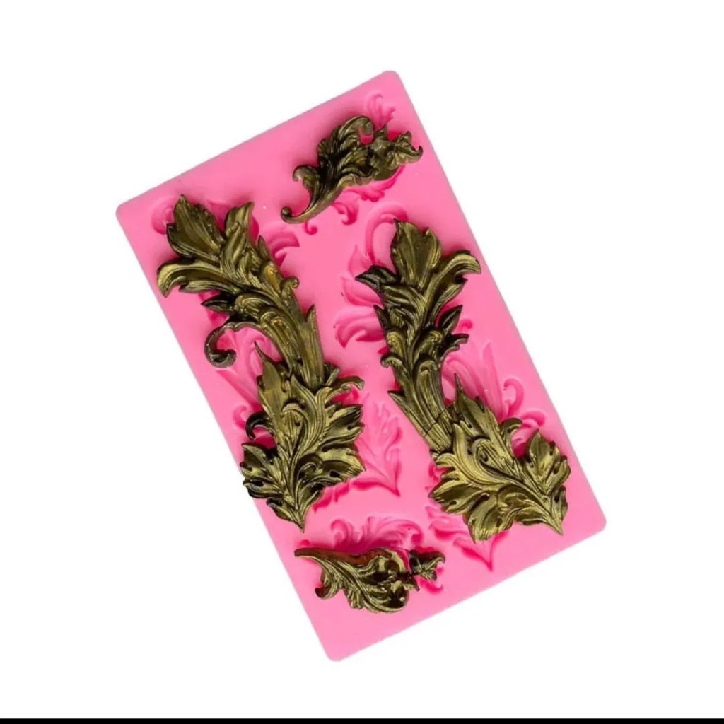 Cetakan Silikon Puding Coklat Ukiran Besar