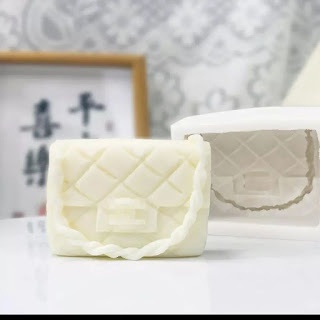 Cetakan Silikon Puding Coklat tas rantai