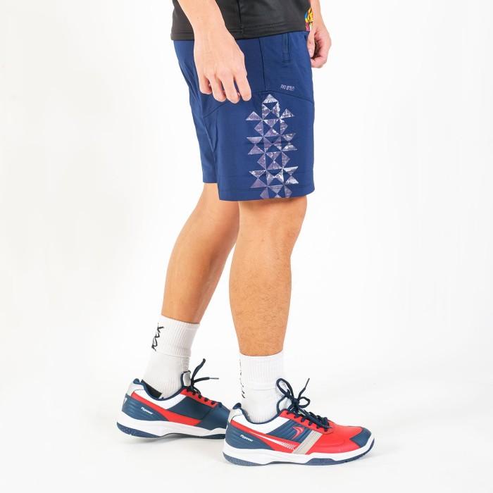 TERLARIS SEPATU BADMINTON FLYPOWER KALASAN 05 - NAVY RED WHITE