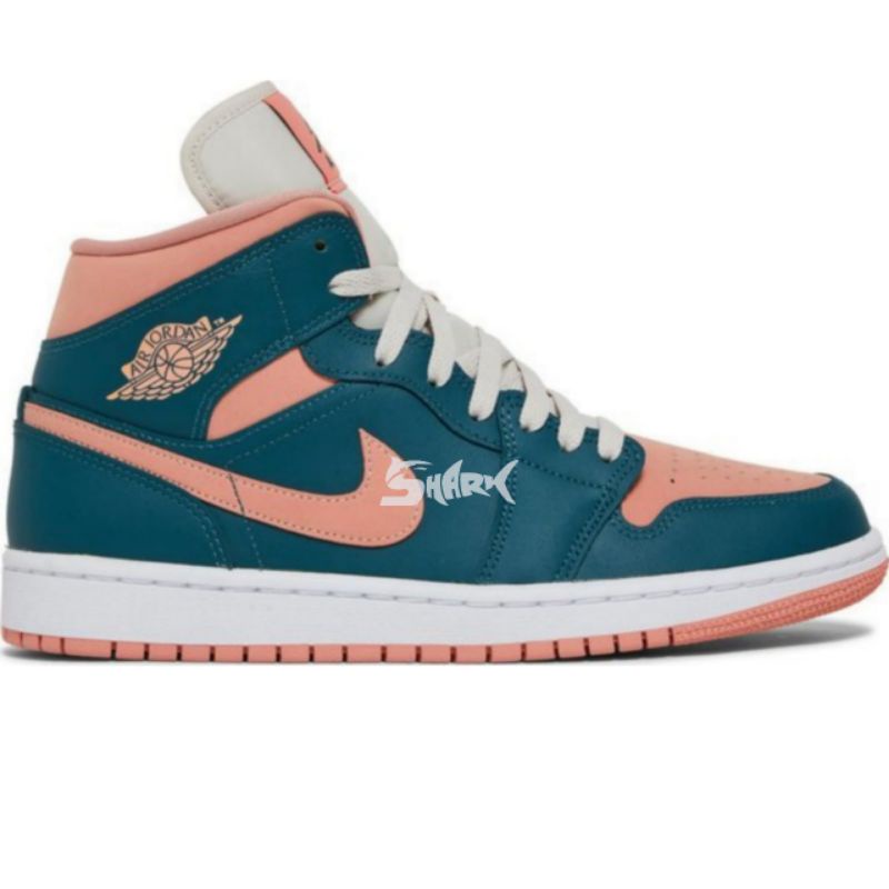 Air Jordan 1 Mid "Dark Teal Green" 100% Authentic