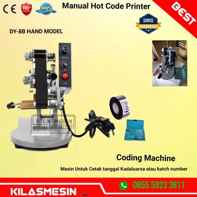 

Mesin Coding Dy-8 Manual Alat Cetak Tanggal Kadaluarsa Expired Prin He