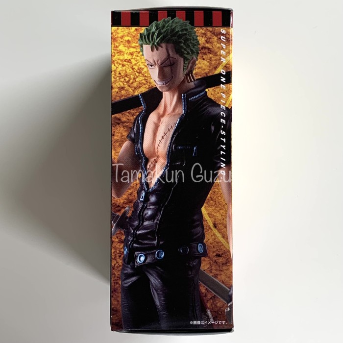 DISKON SPESIAL BANDAI SUPER ONE PIECE STYLING FILM GOLD 1 FIGURE RORONOA ZORO TERLARIS