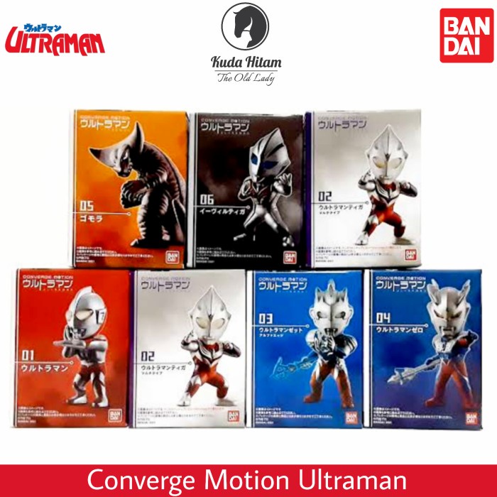 MUST HAVE CONVERGE MOTION ULTRAMAN GLITTER TIGA MULTI EVIL Z ALPHA ZERO GOMORA TERBARU