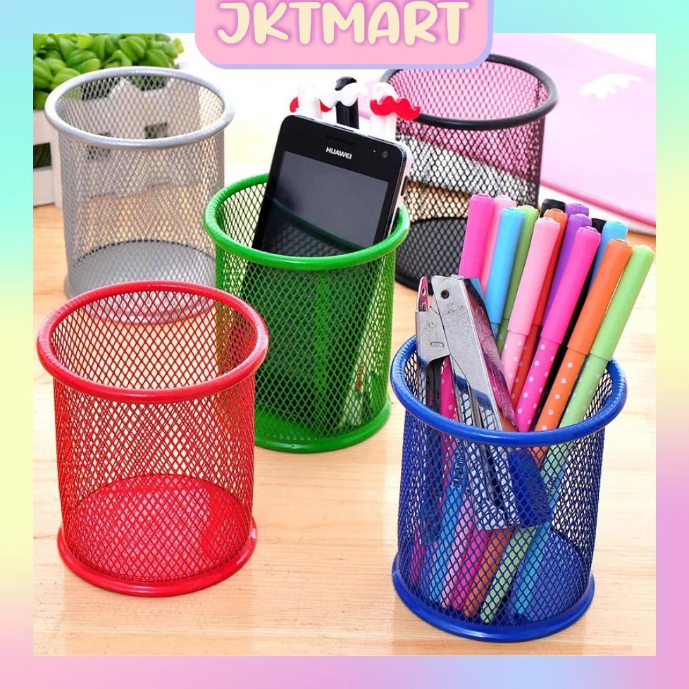 

Terbaik Jktmart Tempat Alat Tulis Pensil Pena Bulat Besi Pen Pensil Import Murah R010