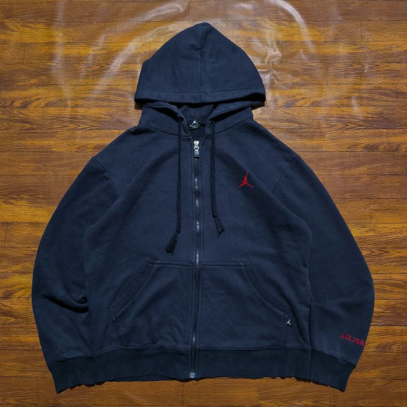 jordan zip hoodie navy original