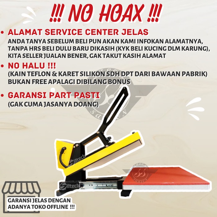 Mesin Press Kaos Sliding 38X38Cm / Heat Press Sliding 38 X 38 Cm