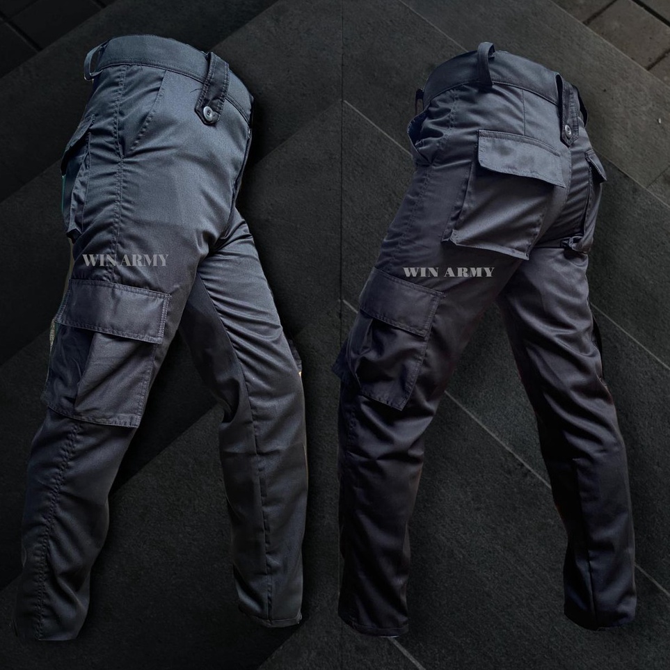 (♡/♫I3R> Celana PDL coklat untuk satpam security polri brimob Celana PDL panjang SMP SMA Dewasa (DRI
