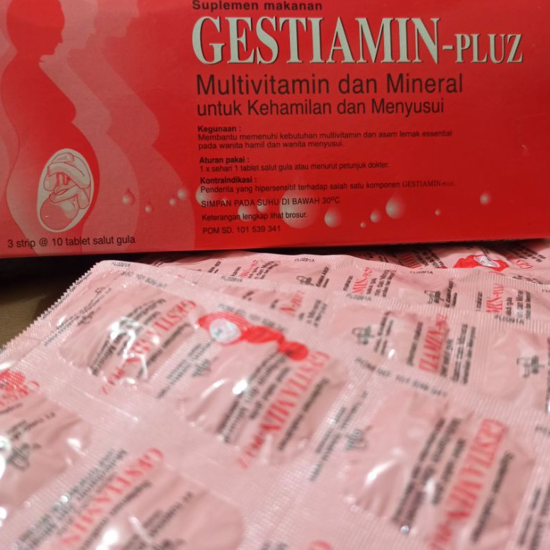 Termurahp6P0b GESTIAMIN PLUZ PLUS IBU HAMIL per box dan strip