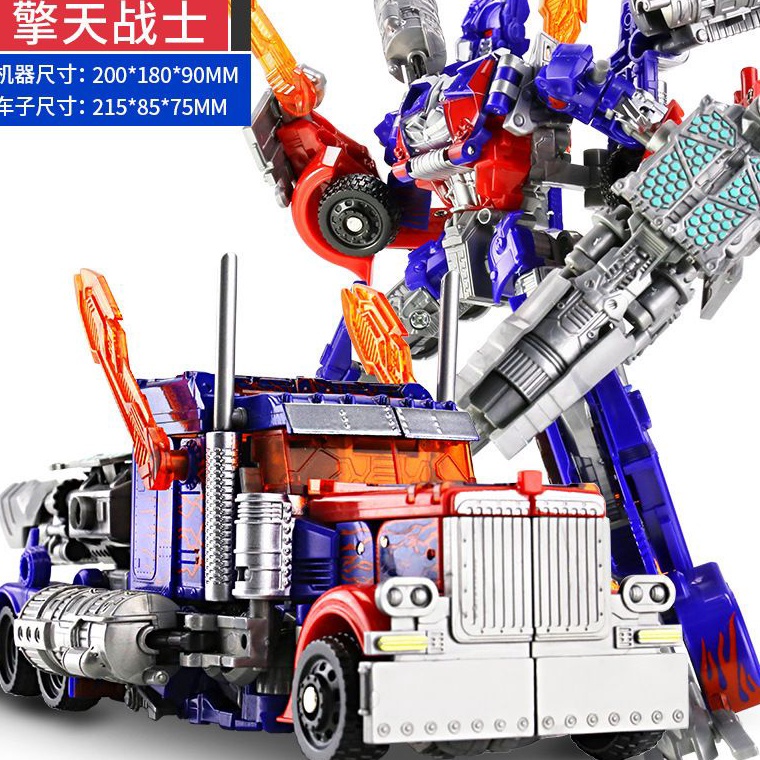 Kirim langsung mainan robot transformers optimus prime bumblebee grimlock transformers robot mobil r