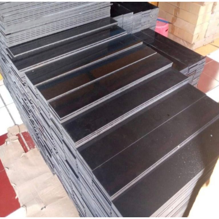 Diskon¡Plint Granit Hitam Polos 10x60 Kw1 List Plint Granit✬