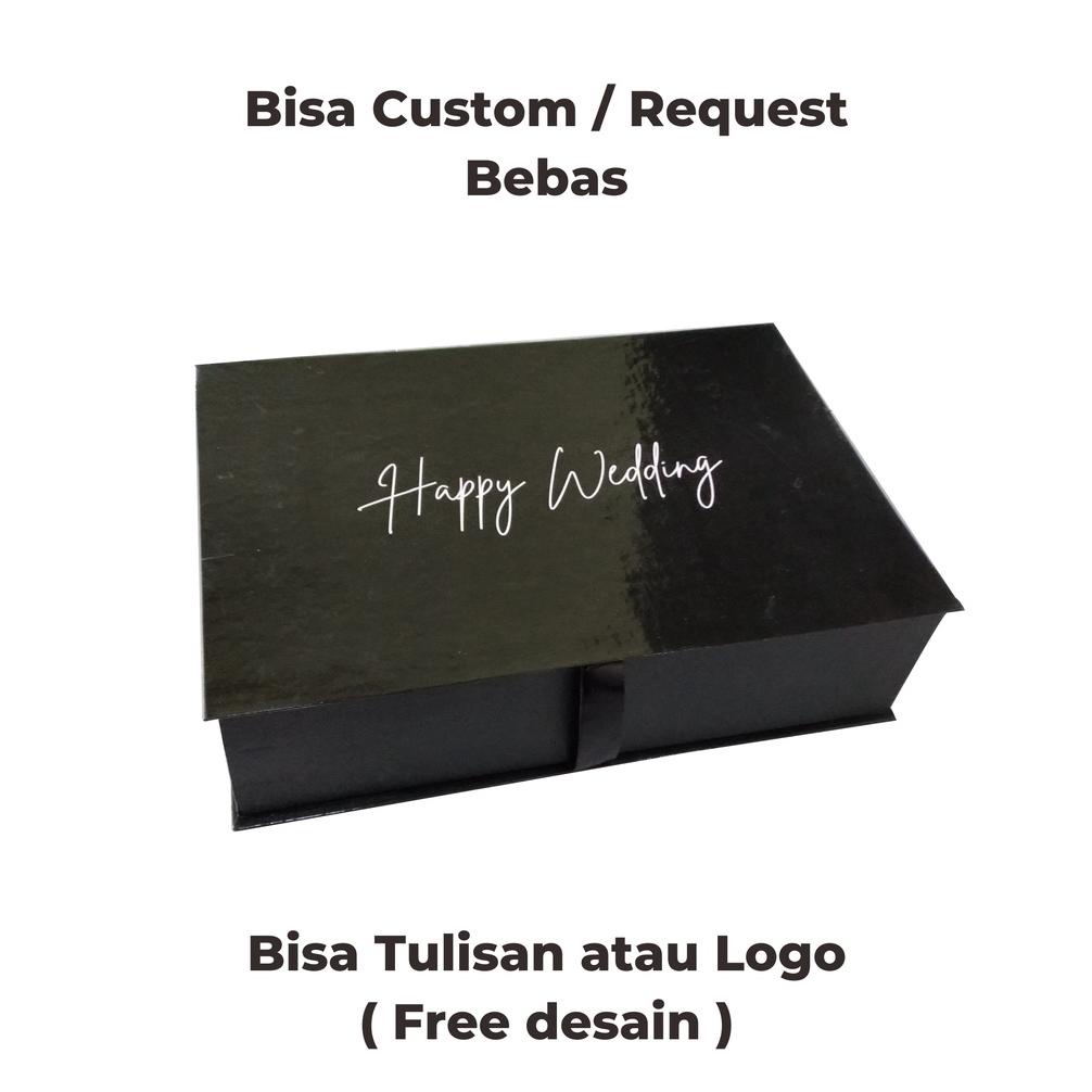 

Diskon Hardbox Custom [30X20X8] Model Buka Pita / Box Hampers / Box Kado Sbtm45