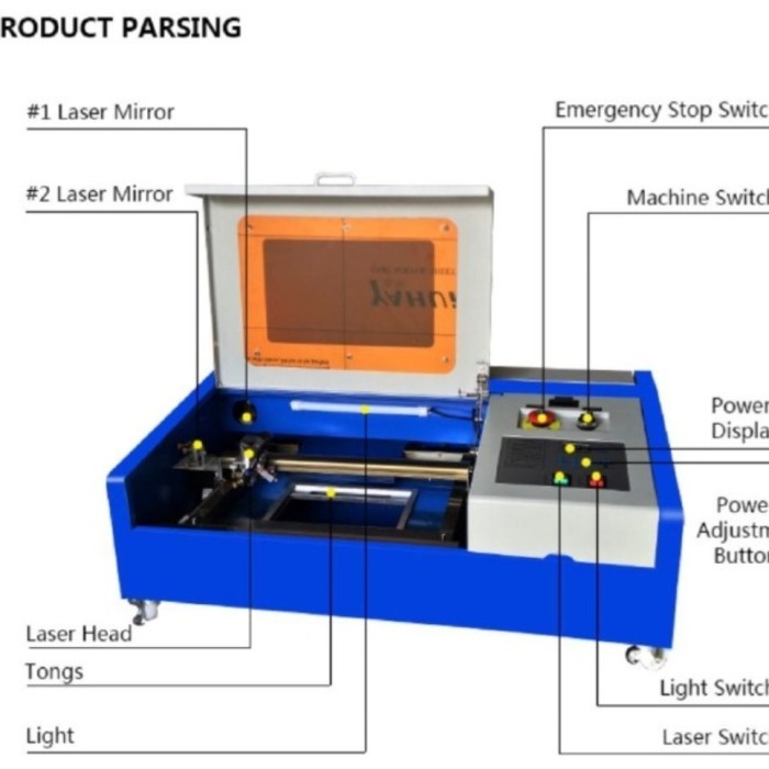 Co2 Laser Cutting Engraving Machine 40 Watt