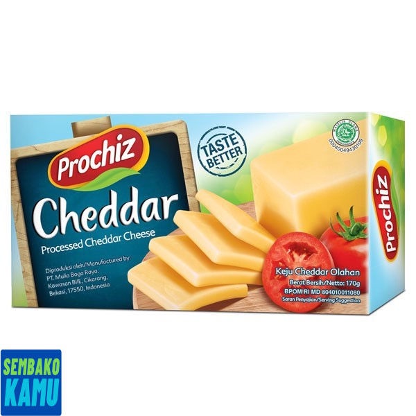 

Prochiz Proc Cheddar Cheese 160 gr - Keju