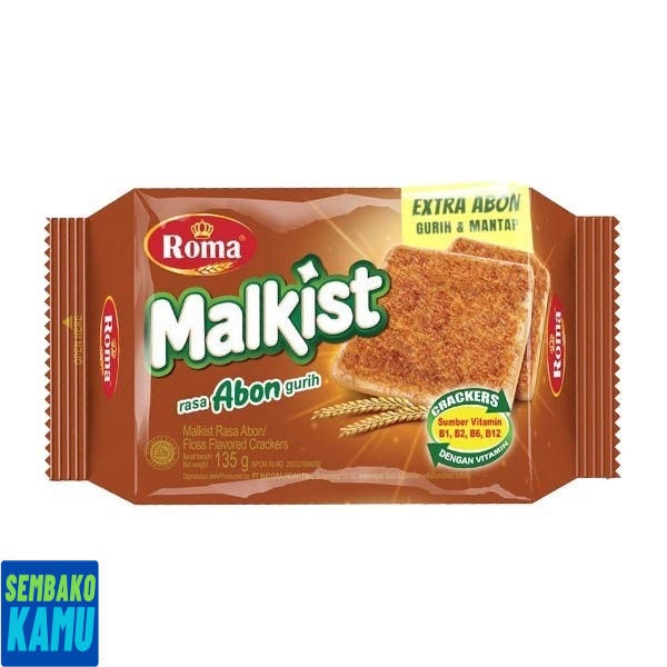 

Roma Malkist Abon Crackers 135 gr - Biskuit