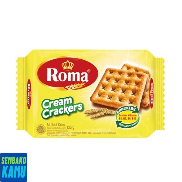 

Roma Cream Crackers 135 gr - Biskuit