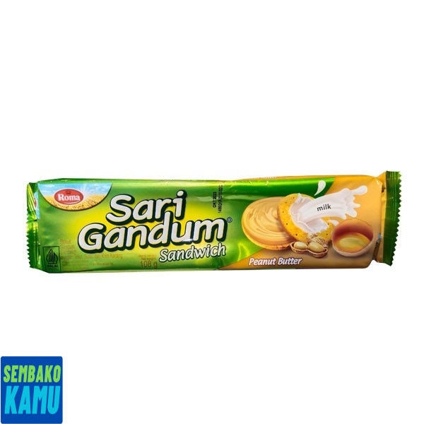 

Roma Sari Gandum Sandwich Peanut Butter 115 gr - Biskuit