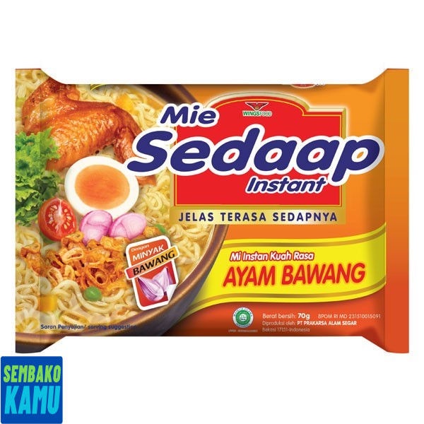 

Sedaap Mie Ayam Bawang 70 gr