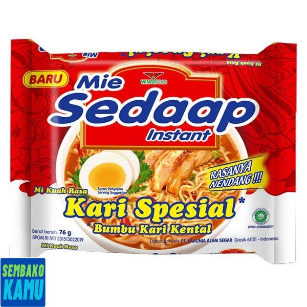 

Sedaap Mie Kari Kental Spesial 75 gr