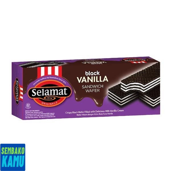 

Selamat Wafer Black Vanila 198 gr