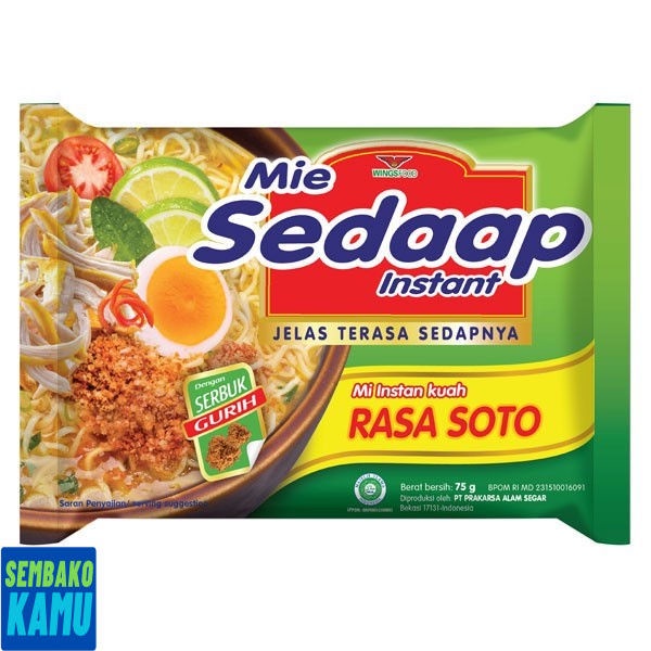 

Sedaap Mie Soto 75 gr