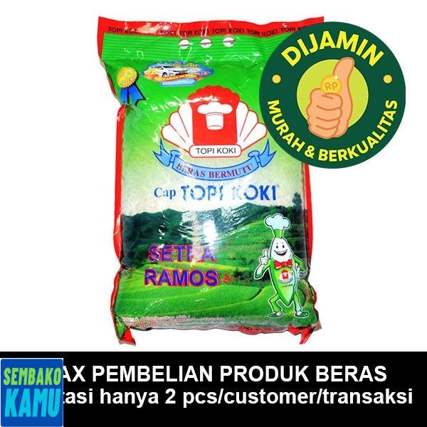 

Topi Koki Setra Ramos 5 kg - Beras