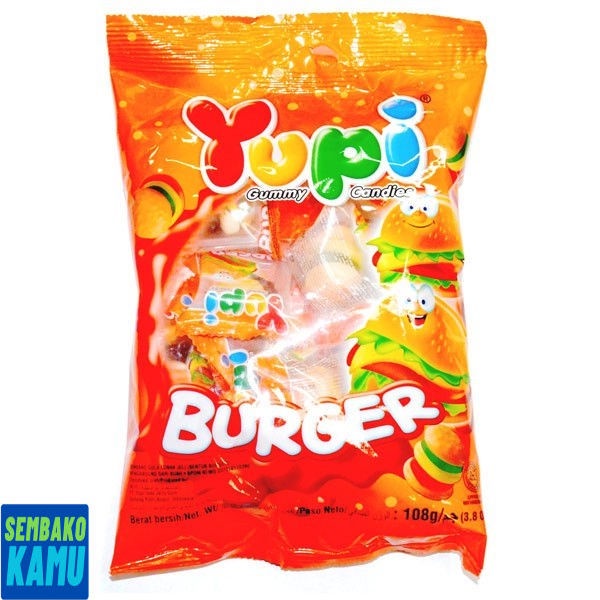 

Yupi Mini Burger 108 gr - Permen