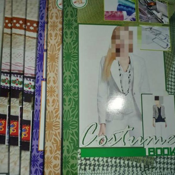 (✉/➛P12N) Buku pola/buku kostum/costume book/ peralatan menjahitamanah