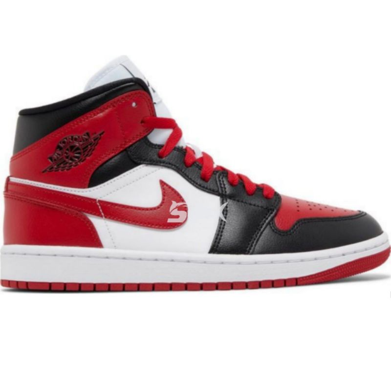 Air Jordan 1 Mid "Alternate Bred Toe" 100% Authentic