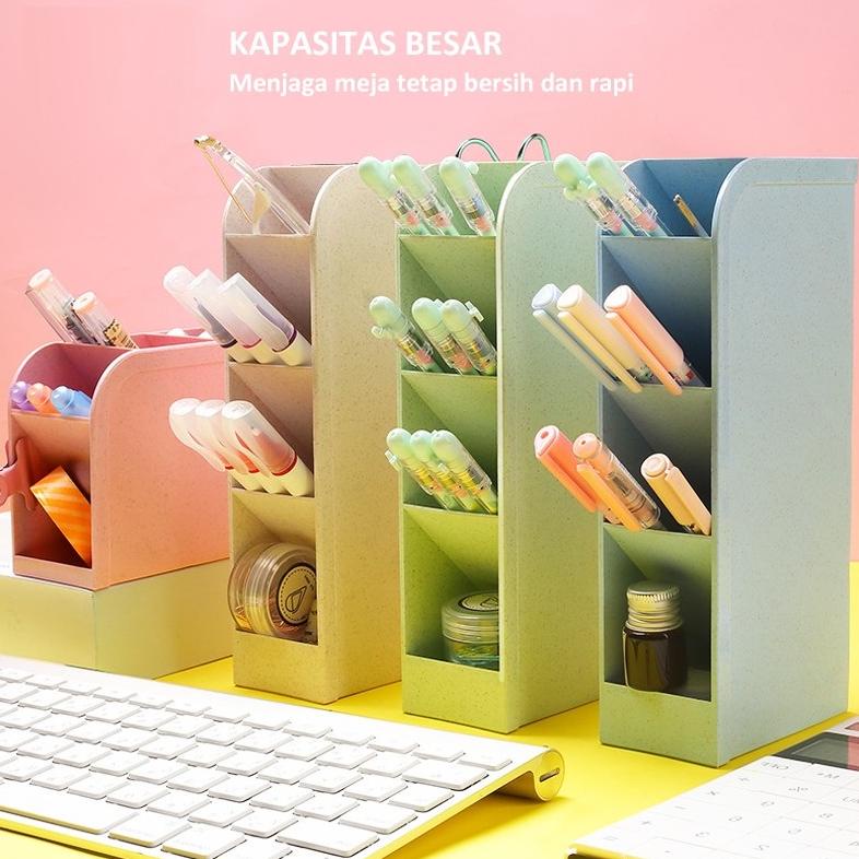

Trending Indomini Holder Pen Rak Pensil 4 Tingkat Multifungsi 20.5 X 5.9 X 9.25Cm R508