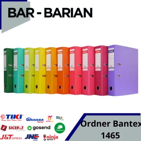 

Ready BANTEX ORDNER F4 1465 / ODNER FOLIO BANTEX 1465 TEBAL PUNGGUNG 7 CM 46
