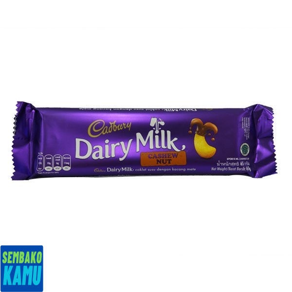 

Cadbury Dairy Milk Cashew Nut 62 gr - Coklat