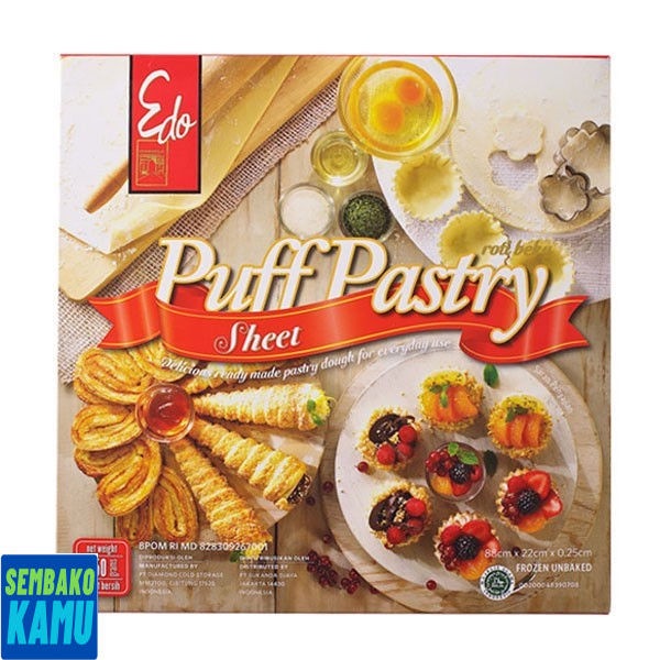 

Edo Puff Pastry Sheets 750 gr