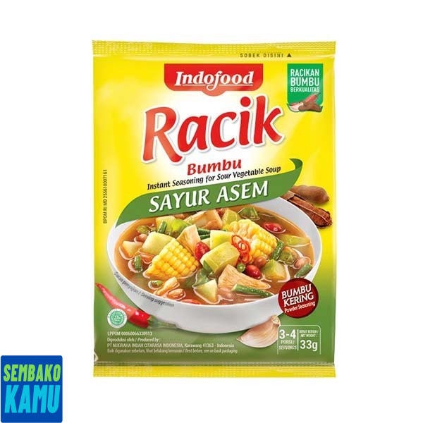 

Indofood Bumbu Racik Sayur Asam 33 gr