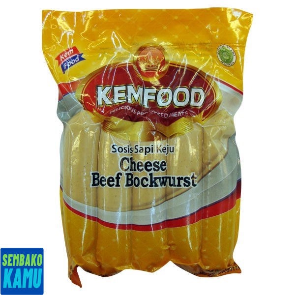 

Kemfood Bockwurst Cheese 340 gr - Sosis